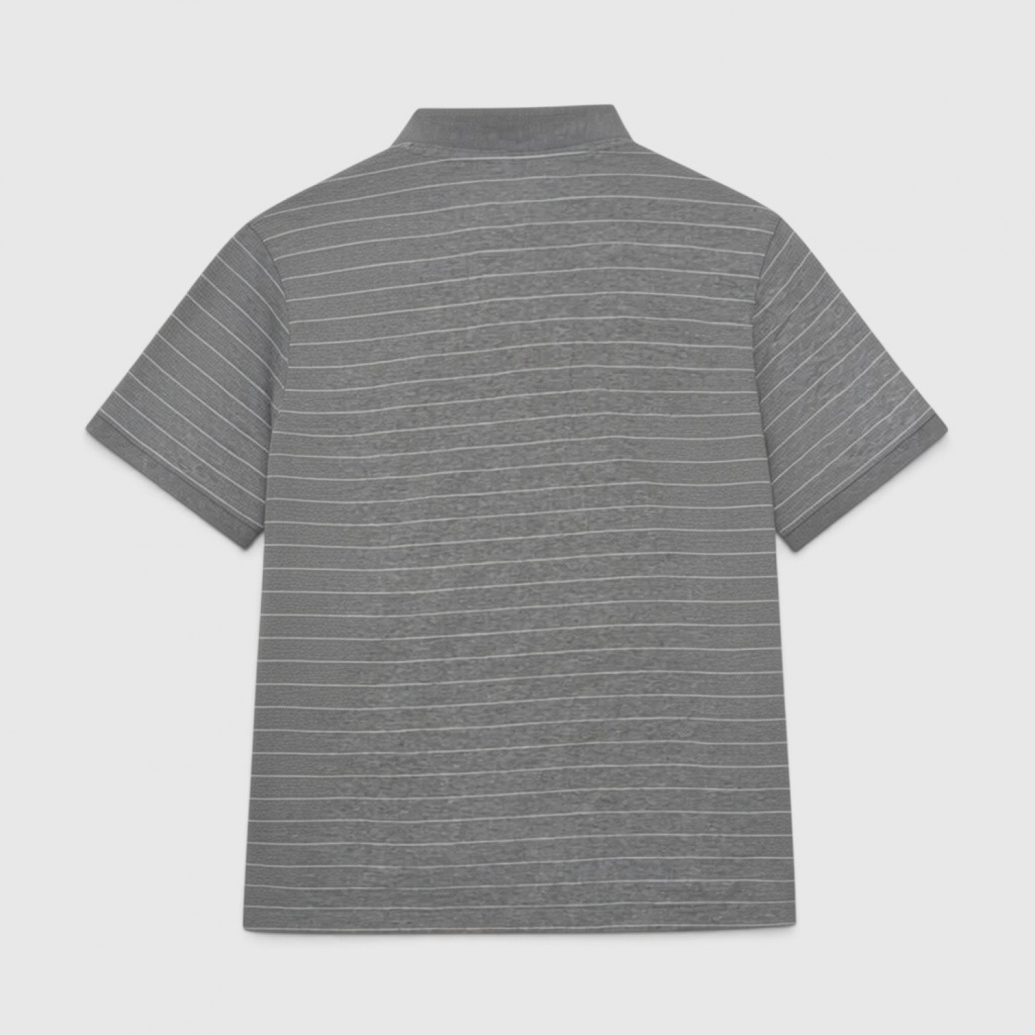 Nike Γκρι Ριγέ Polo Μπλούζα – Ανδρική XXL / Pre-Owned